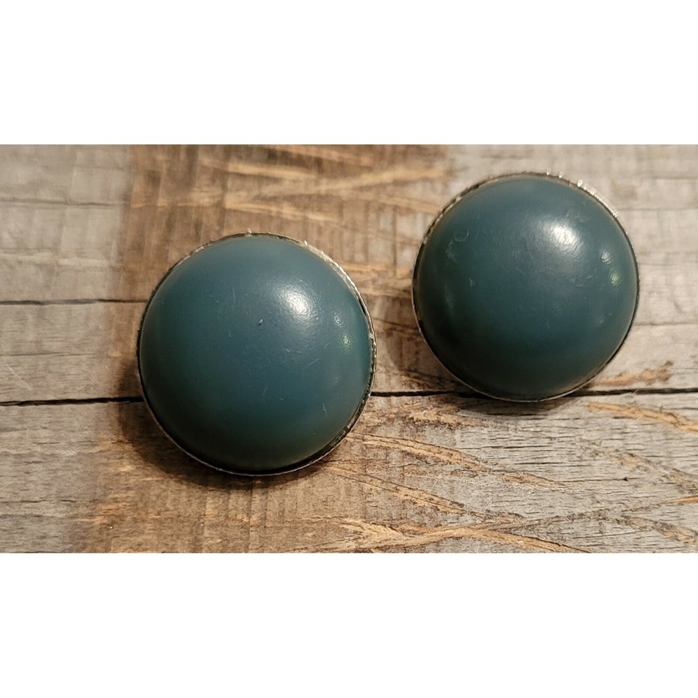 VINTAGE SARAH COVENTRY ROUND CLIP-ON EARRINGS - Nice - Picture 8 of 12